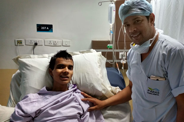 Neurosurgeon at Paras Hospital saves life of 16 year old who went in comma after road accident