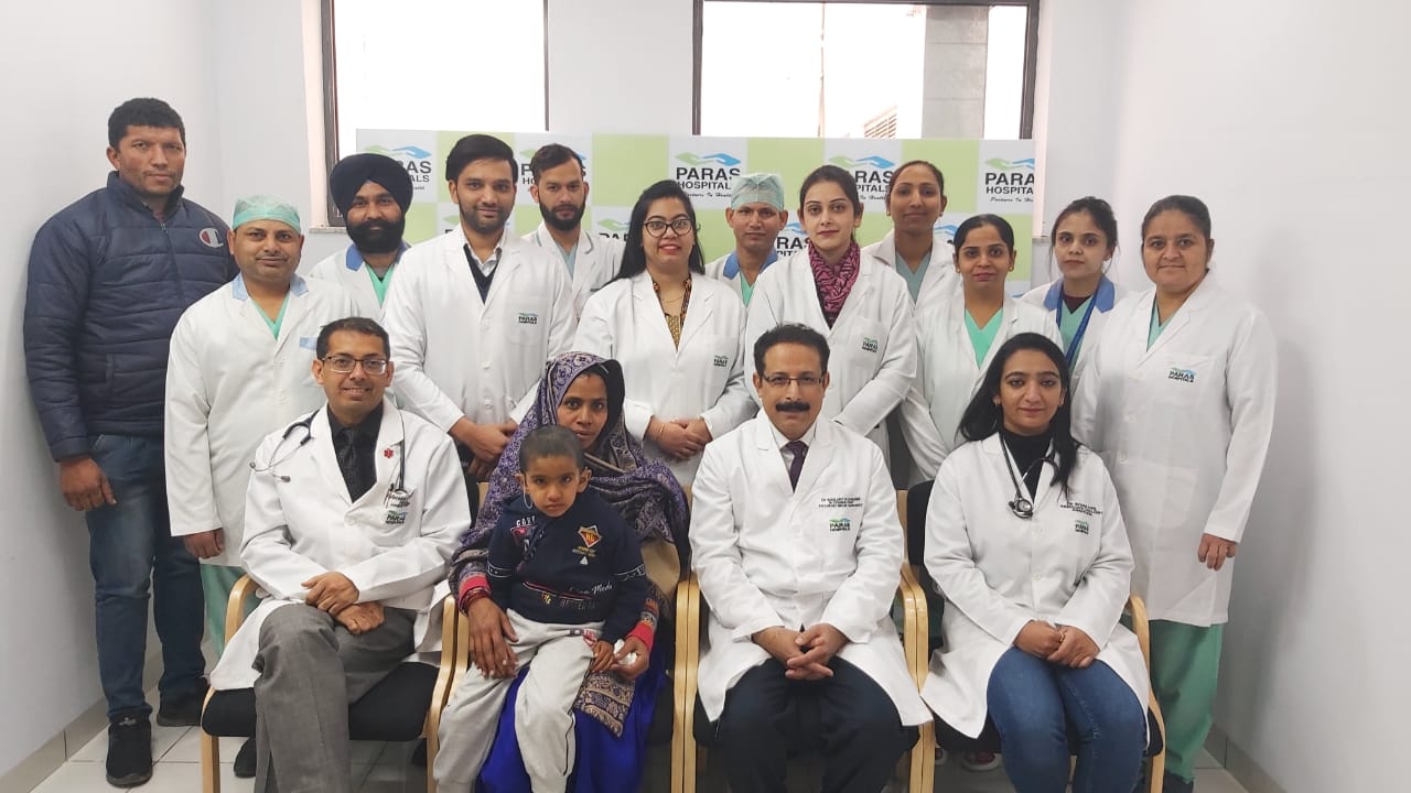 Panchkula’s First Cochlear Implant Surgery performed at Paras Hospitals, Panchkula